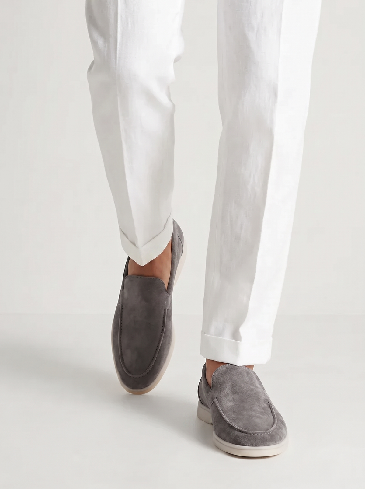 Grey Yacht Loafers